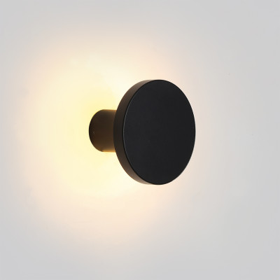 ACB - Moderne Lampen - Corvus AP LED - Wandleuchte mit indirektem Licht - Schwarz - LS-AC-A3945000N - Warmweiss - 3000 K - 120°