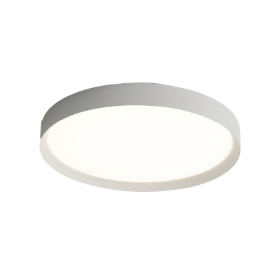 ACB - Kreisförmige Lampen - Minsk PL 40 LED - Runde moderne Deckenleuchte - Weiß / Opal - 120°
