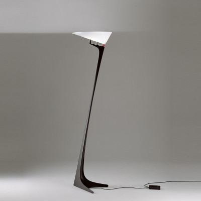 Artemide - Light Design - Montjuic PT - Design Stehleuchte - Weiß glanzend/Schwarz - LS-AR-A014400