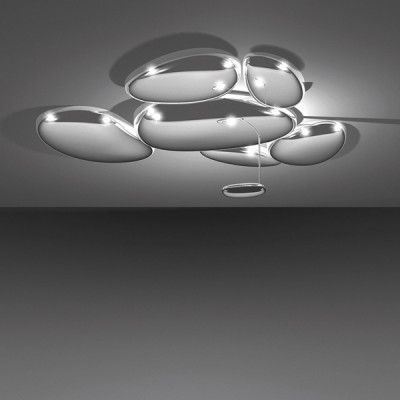 Artemide - Light Design - Skydro PL LED - Design Deckenleuchte - Aluminium - LS-AR-1245110A - Superwarm - 2700 K - Diffused