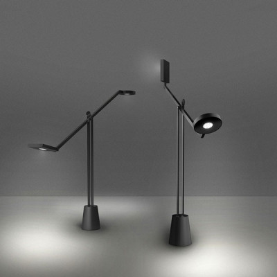 Artemide - Tizio&Equilibrist - Equilibrist PT LED - Moderne Tischlampe - Schwarz - LS-AR-1442010A - Warmweiss - 3000 K - Diffused