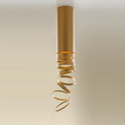 Artemide - Tube Collection - Decomposé PL - Design Deckenleuchte - Goldfarben - LS-AR-DOI4600B02