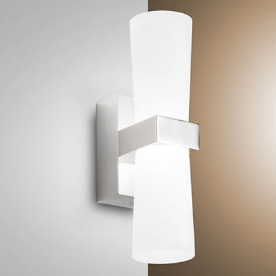 Fabas Luce - Decorative - Iglesias LED AP L - Design Wandleuchte - Chrom - LS-FL-3431-26-138 - Warmweiss - 3000 K - Diffused
