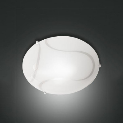 Fabas Luce - Decorative - Magma PL L - Große runde Deckenleuchte - Weiß satiniert - LS-FL-3521-65-102