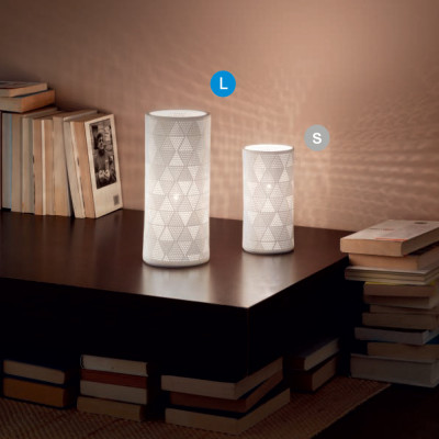 Fabas Luce - Decorative - Micol TL L - Design Tischlampe - Weiß - LS-FL-3528-35-102