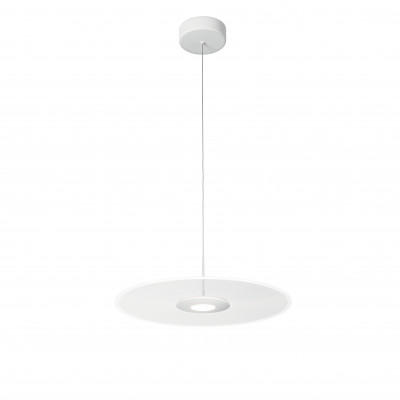 Fabas Luce - La Mia Luce - Anemone SP - Runde LED Pendelleuchte - Weiß - LS-FL-3590-45-102 - Warmweiss - 3000 K - Diffused