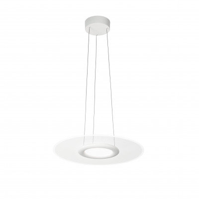 Fabas Luce - La Mia Luce - Angelica SP - Runde LED Pendelleuchte - Weiß - LS-FL-3592-45-102 - Warmweiss - 3000 K - Diffused