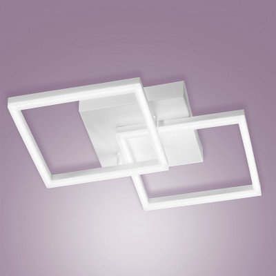 Fabas Luce - MultiLight - Bard LED PL 2L - Moderne Deckenleuchte - Weiß - LS-FL-3394-22-102 - Warmweiss - 3000 K - Diffused
