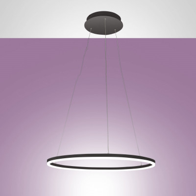 Fabas Luce - MultiLight - Giotto SP LED - Design Pendelleuchte - Schwarz - LS-FL-3508-40-101 - Warmweiss - 3000 K - Diffused