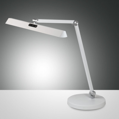 Fabas Luce - Shank - Beba TL LED - Schreibtischlampe mit Tastdimmer - Weiß - LS-FL-3775-30-102 - Dynamic White - Diffused