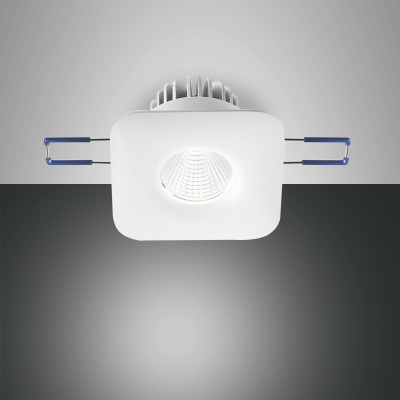 Fabas Luce - Soul - Sigma-1 SQ FA LED - Quadratischer Einbaustrahler - Weiß - LS-FL-3445-72-344 - Warmweiss - 3000 K - Diffused
