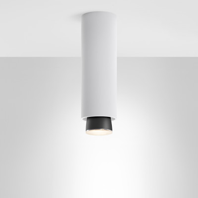 Fabbian - Claque - Claque PL LED L - Moderne Deckenleuchte - Weiß - LS-FB-F43E05-01 - Warmweiss - 3000 K - 34°