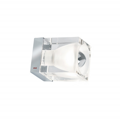 Fabbian - Cubetto - Cubetto-1 AP PL - Moderne Wandleuchte/Deckenleuchte - Transparent - LS-FB-D28G01-00