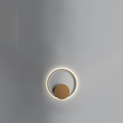 Fabbian - Lens&Olympic - Olympic AP PL XS LED - Runde Wandleuchte - Bronze - LS-FB-F45G02-76 - Superwarm - 2700 K - Diffused
