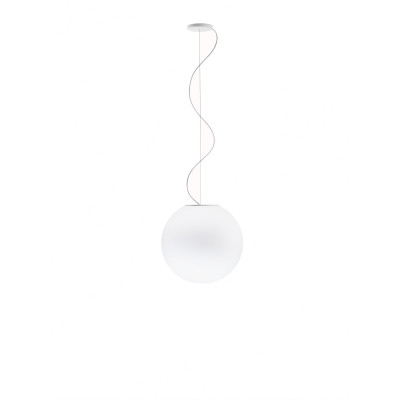 Fabbian - Lumi - Lumi Sfera SP LED M - Kronleuchter mit kugelförmigem Lampenschirm - Weiß - LS-FB-F07A47-01 - Warmweiss - 3000 K - Diffused