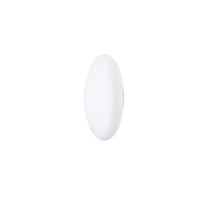 Fabbian - Lumi - Lumi White AP PL LED M - Wandleuchte mit ein weißes mundgeblasenes Glas - Weiß - LS-FB-F07G55-01 - Warmweiss - 3000 K - Diffused