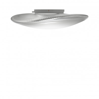 Fabbian - Saya&Loop - Loop PL - Ovale Glasdeckenlampe - Transparent - LS-FB-F35G03-00