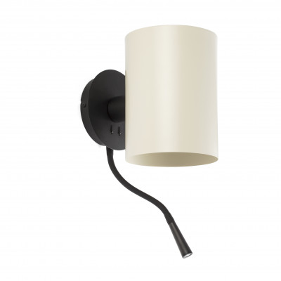Faro - Indoor - Mambo&Guadalupe - Guadalupe AP 2L  - Wandleuchte mit Leselampe - Beige - LS-FR-20032-80