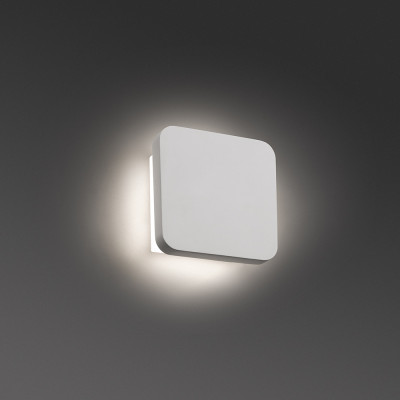 Faro - Indoor - Plas - Elsa AP LED - Quadratische Wandleuchte mit LED-Licht - Weiß - LS-FR-63279 - Superwarm - 2700 K - Diffused