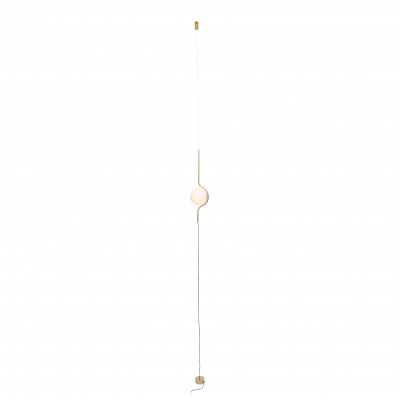 Faro - Indoor - Whizz - Le Vita 1F SP LED - Design Kronleuchter mit kugelförmigem Diffusor - Goldfarben - LS-FR-29694 - Superwarm - 2700 K - Diffused