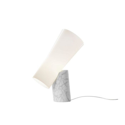 Foscarini - Soffio - Nile TL - Design Tischlampe - Weiß/Weiß - LS-FO-FN3160T0S-10U00