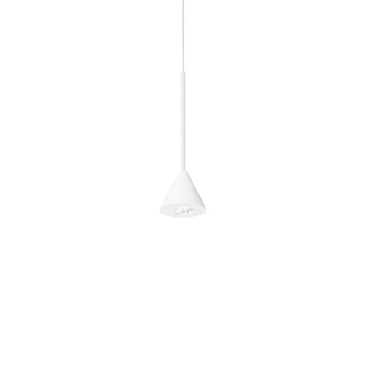 Ideal Lux - Minimal - Archimede SP cono - Konische Pendelleuchte - Weiß - LS-IL-310596 - Warmweiss - 3000 K - 24°