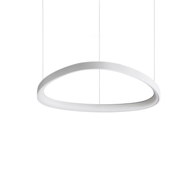 Ideal Lux - Circle - Gemini SP M LED - Moderner LED Kronleuchter - Weiß - Warmweiss - 3000 K - Diffused
