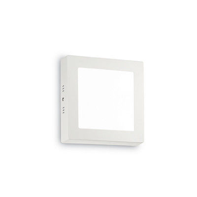 Ideal Lux - Circle - Universal 12W Square - Wandlampe - Weiß - 110°