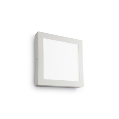 Ideal Lux - Circle - Universal 18W Square - Wandlampe - Weiß