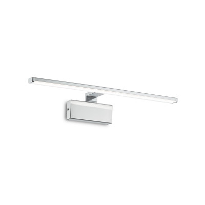 Ideal Lux - Bathroom - Alma AP LED S - Wandlampe für Spiegelbeleuchtung - Chrom - LS-IL-224930 - Warmweiss - 3000 K - Diffused