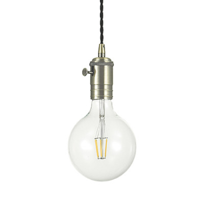 Ideal Lux - Bulb - Doc SP1 - Pendelleuchte - Brüniert - LS-IL-163109