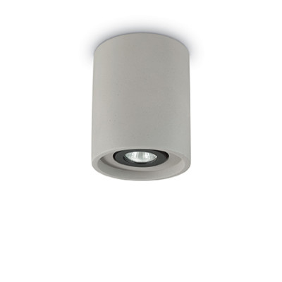 Ideal Lux - Cemento - Oak PL1 Round - Deckenlampe - Beton - LS-IL-150437
