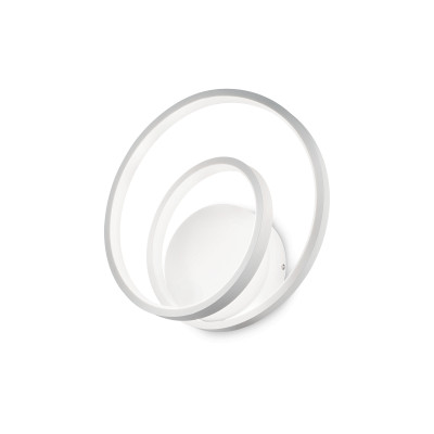 Ideal Lux - Circle - Oz AP LED - Runde moderne Wandleuchte - Weiß - LS-IL-253695 - Warmweiss - 3000 K - Diffused