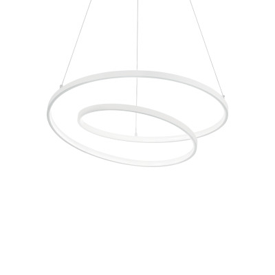 Ideal Lux - Circle - Oz SP S LED - Farbige Pendelleuchte - Weiß - LS-IL-253671 - Warmweiss - 3000 K - Diffused