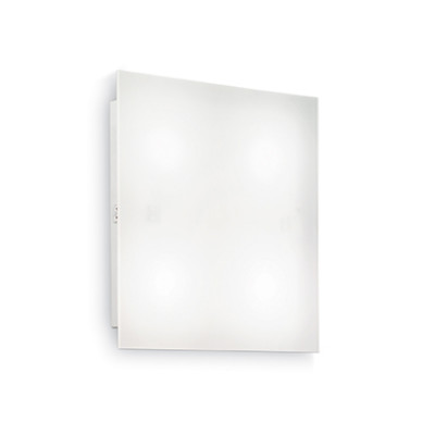 Ideal Lux - Essential - Flat Pl4 D40 - Deckenlampe - Weiß - LS-IL-134901