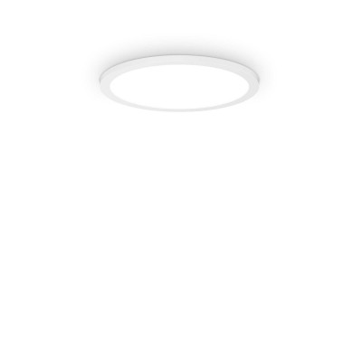 Ideal Lux - Minimal - Fly Slim PL D35 - Runde LED Deckenleuchte - Weiß - 88°
