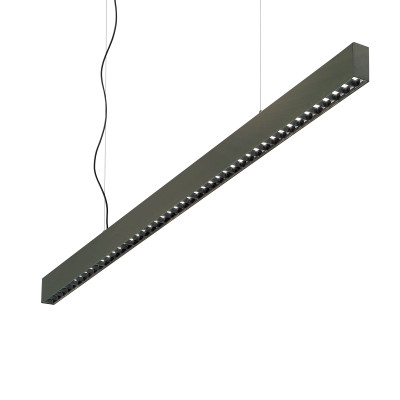 Ideal Lux - Office - Office SP LED - Büro Suspendierung - Schwarz - LS-IL-271187 - Warmweiss - 3000 K - Diffused