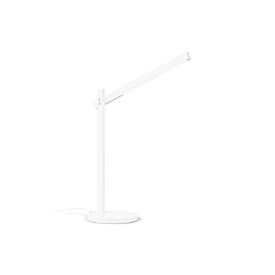 Ideal Lux - Office - Pivot TL - Schreibtischlampe mit Tastdimmer - Weiß - LS-IL-289168 - Warmweiss - 3000 K