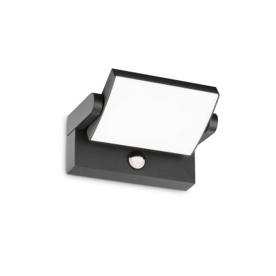 Ideal Lux - Outdoor - Swipe Sensor AP - Außen LED Wandleuchte - Anthrazit - LS-IL-287713 - Warmweiss - 3000 K