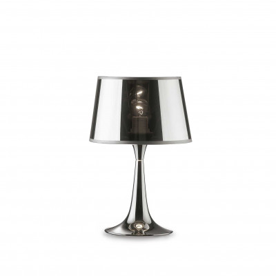 Ideal Lux - Smoke - LONDON TL1 SMALL - Tischlampe - Chrom - LS-IL-032368