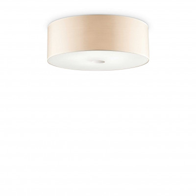 Ideal Lux - Tissue - Woody PL4 - Deckenlampe mit Holz-Effekt-Diffusor - Birke - LS-IL-090900