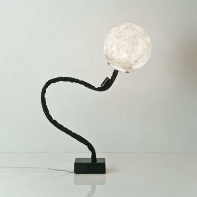 In-es.artdesign - Micro Luna - Micro Luna Piantana - Bodenlampe Bodenlampe - Nebulite/Black - LS-IN-ES070013N