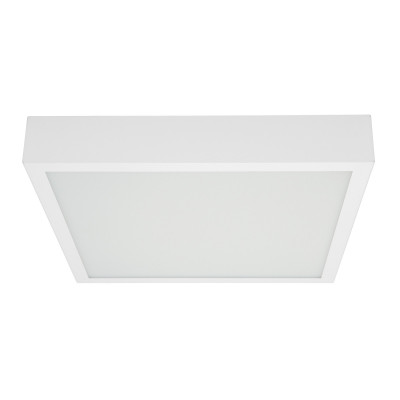 Linea Light - Box - Box SQ AP PL LED L - Quadratische LED Deckenleuchte Größe L - Weiß - LS-LL-8231 - Warmweiss - 3000 K - Diffused