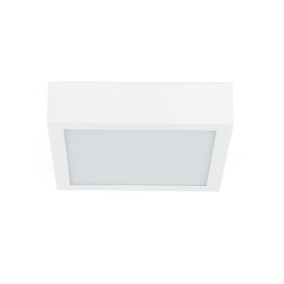 Linea Light - Box - Box SQ AP PL LED M - Quadratische LED Deckenleuchte Größe M - Weiß - LS-LL-8229 - Warmweiss - 3000 K - Diffused