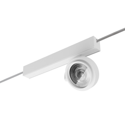 Linea Light - Systeme und Kabel - Eta-C FA - String-Lampe - Weiß gaufriert RAL 9003 - Warmweiss - 3000 K