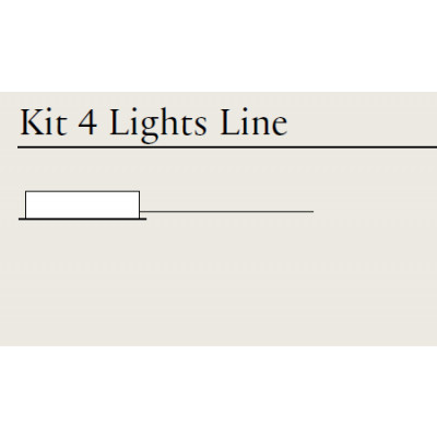 Lodes - A-Tube - Kit Cable - Kit für die Aussetzung - Weiß/transparent - LS-ST-999A00-1000