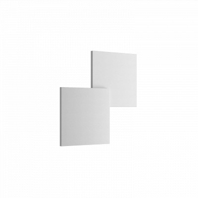 Lodes - Puzzle Outdoor - Puzzle Outdoor Double Square LED AP - Wandleuchte für Außenfassaden - Weiß - LS-ST-146023 - Warmweiss - 3000 K - Diffused