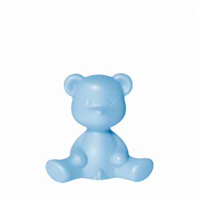 Qeeboo - Teddy - Teddy Boy TL - Lampe in Form eines Teddybären - Blau Polilux - LS-QB-24001LB