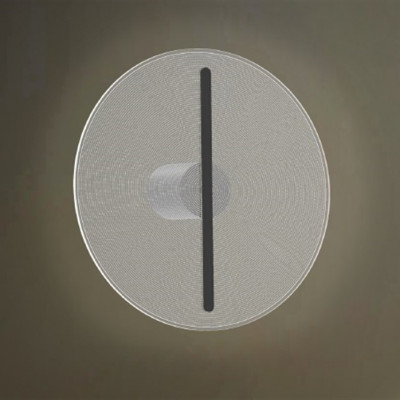 Sikrea - Essentiality - Koi PL L - Große runde Design Wandlampe und Deckenleuchte - Matt-schwarz - LS-SI-7074 - Warmweiss - 3000 K - Diffused