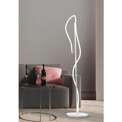 Sikrea - Onde - Noemi P PT - Lampendesign Lampe aus Metall - Weiß matt - LS-SI-4028 - Warmweiss - 3000 K - Diffused